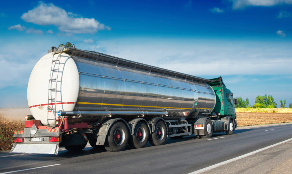 Big fuel gas tanker